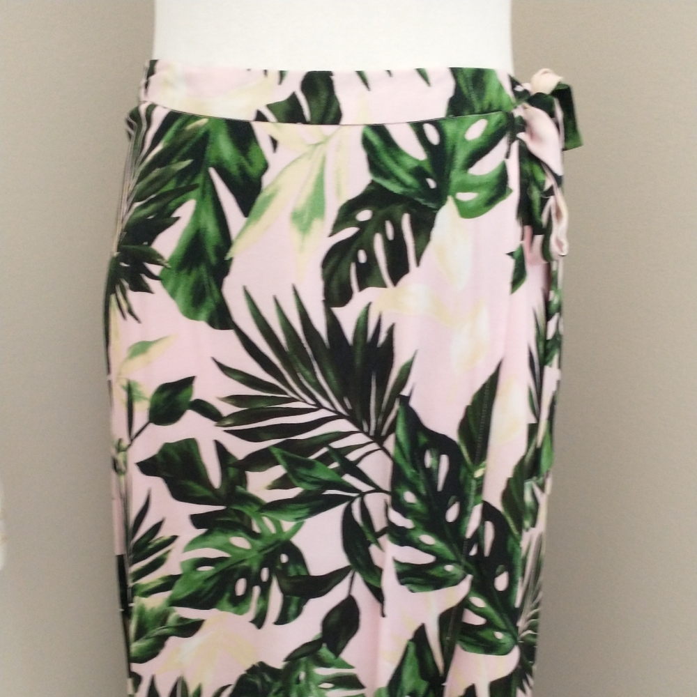 New Lush tropical high low wrap skirt L - Picture 2 of 7